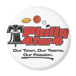 Round Magnet - Philly 4 for 4