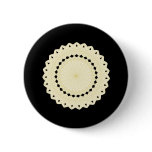 Round motif in cream color. buttons
