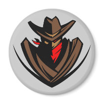 Round Outlaw Magnet
