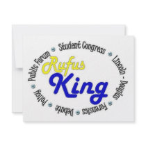 Round Oval Rufus King Debate/Congress/Speech invitations by RKHS_Debate_Shop Round Oval Rufus King Debate/Congress/Speech invitations