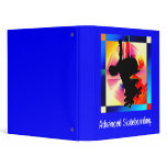 Round Peg in a Square Hole Skateboarding Vinyl Binder
