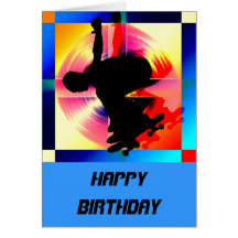 Round Peg in a Square Hole Skateboarding Card