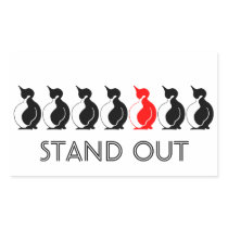 Round Penguin group Sticker