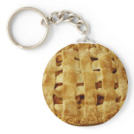 round Pie Apple Keychains