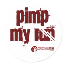 Round Pimp stickers by PersonalBestFitness Round Pimp stickers