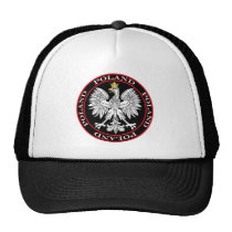 Round Polish Eagle hats