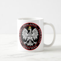Round Polish Eagle mugs