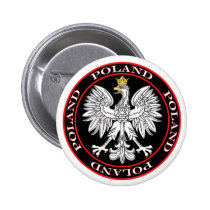Round Polish Eagle buttons