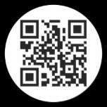 Round QR Code Sticker