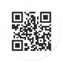 Round QR Code Sticker