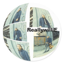 Round, ReallywilliE stickers by ReallywilliE Round, ReallywilliE stickers