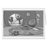 Round Room grey card