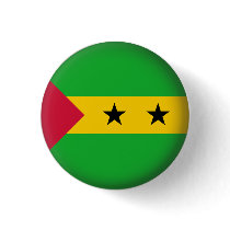 Round Sao Tome and Principe Pin