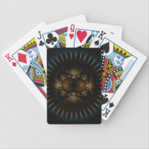 Round Shield Fractal Design playing cards