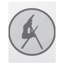 round ski jump icon flyers