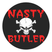 Round Sticker by nastybutler Round Sticker