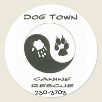 Round sticker