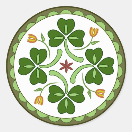 round-sticker-irish-good-luck-hex-zazzle