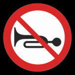 horn prohibited