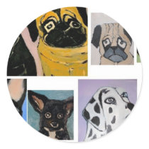 Round Stickers by egins11009 Round Stickers
