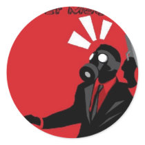 Round Stickers by theprojectmayhem Round Stickers