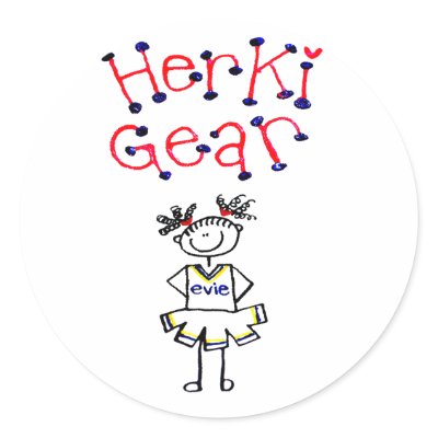 Round Stickers by herkigear