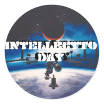 Round Stickers by IntellectToday Round Stickers