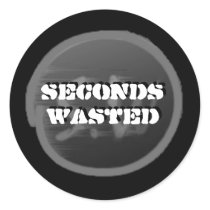 Round Stickers by Secondswasted Round Stickers