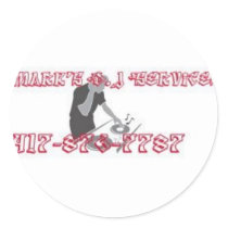 Round Stickers by marksdjservices Round Stickers