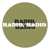 Round Stickers by radioradio Round Stickers