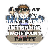 Round Stickers by bingobilly Round Stickers