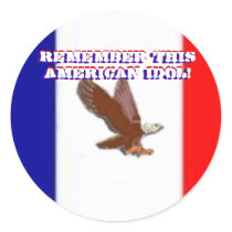 Round Stickers - American Idol
