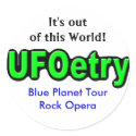 Round Stickers - Customized by ufoetry Round Stickers - Customized