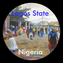 Round Stickers - LAGOS STATE 