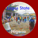 Round Stickers - LAGOS STATE  stickers