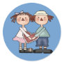 Round Stickers - Raggedy Ann and Andy