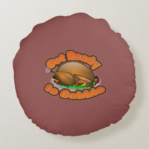 Round Throw Pillow (16