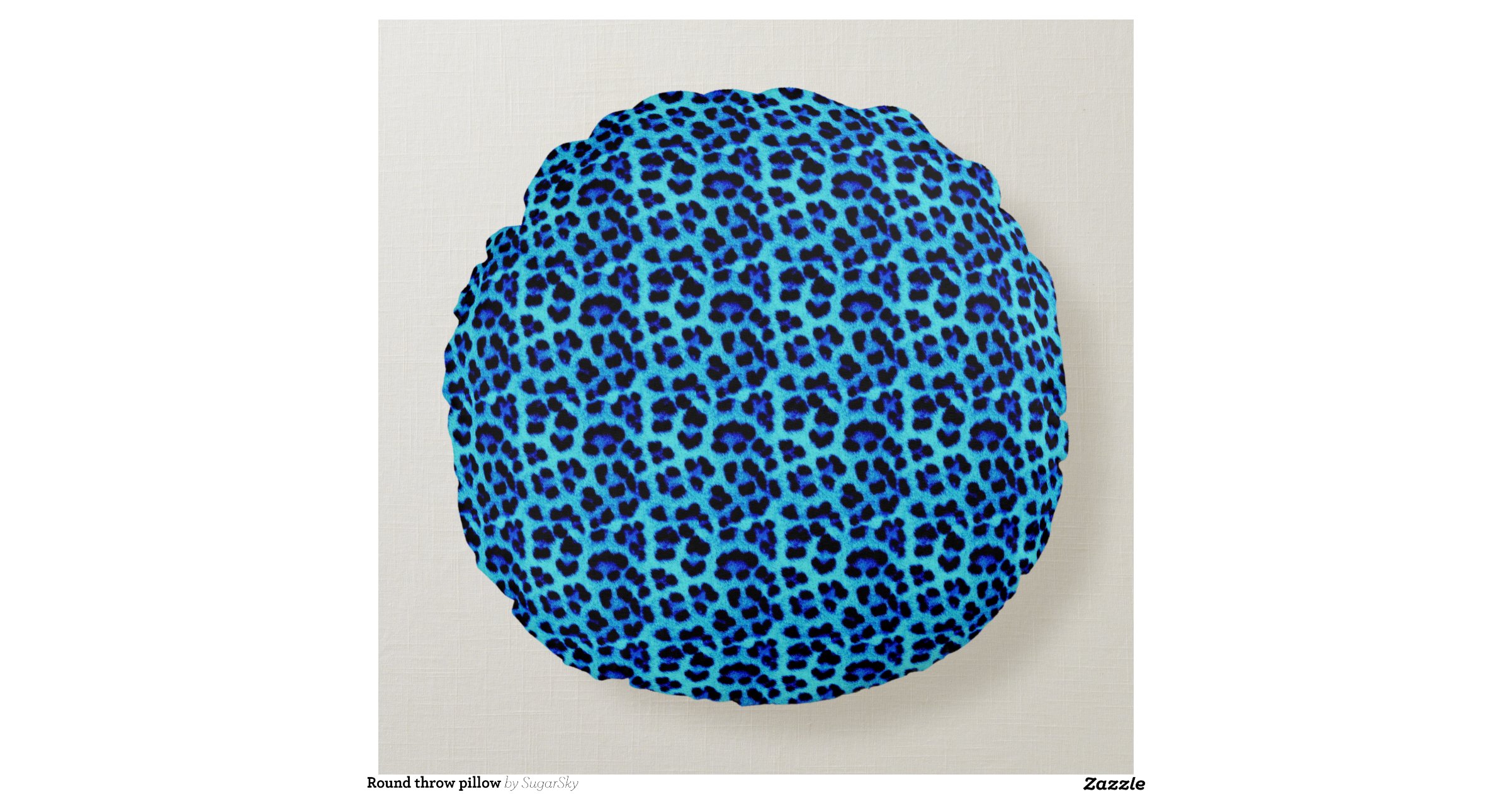 Round throw pillow round pillow Zazzle