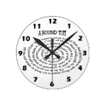 Round Tuit Wall Clock