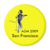 Round Yellow Magnet