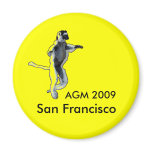 Round Yellow Magnet