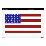 Rounded American Flag 17" Laptop Decals