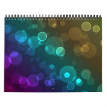 Rounded Bokeh Abstract calendars by borlock Rounded Bokeh Abstract calendars