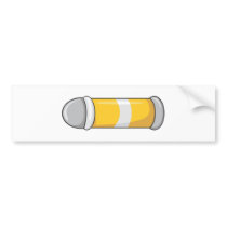 Rounded Bullet bumper stickers