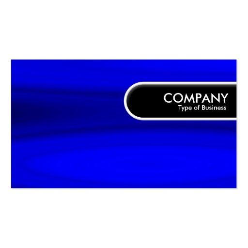 Rounded Edge Tag - Blue Galaxy Business Cards (front side)