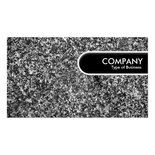 Rounded Edge Tag - Granite Business Card Templates