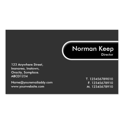 Rounded Edge Tag - Star Matrix Business Card Template (back side)