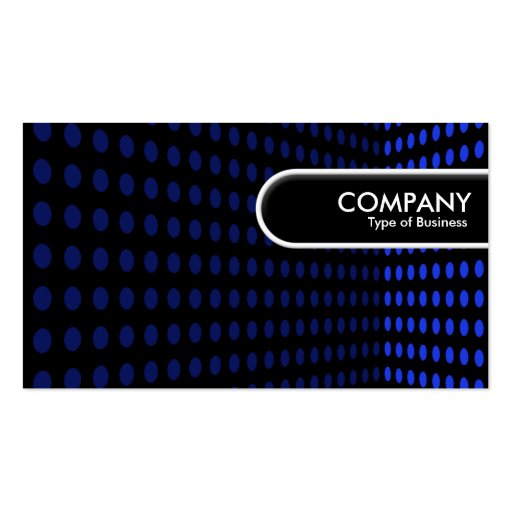 Rounded Edge Tag - Tone Corner - Blue II Business Cards (front side)