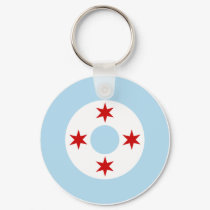 Roundel of the Chicago Air Force (Fighter Wing) keychains