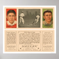 Rounding Third Baseball 1912 Posters